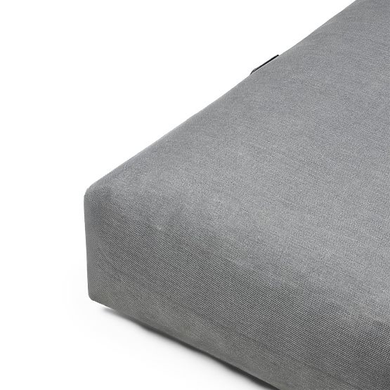 Otomana do ogrodowego narożnego zestawu Vacuum z pokrowcem, szara