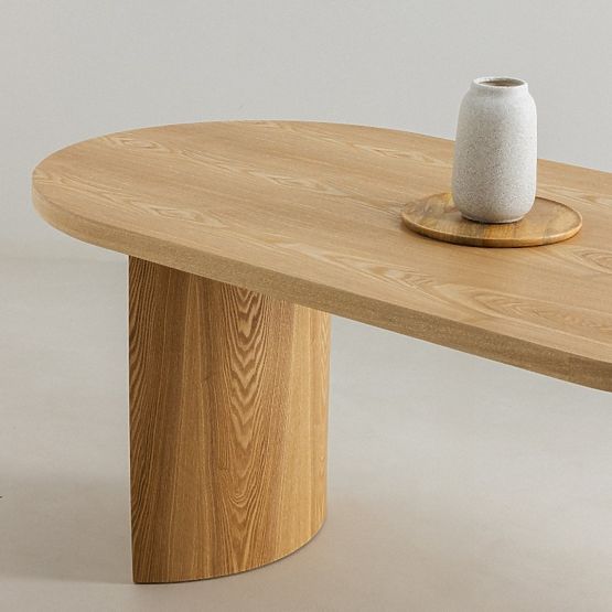 Owalny stół jadalniany Portofino, jesion