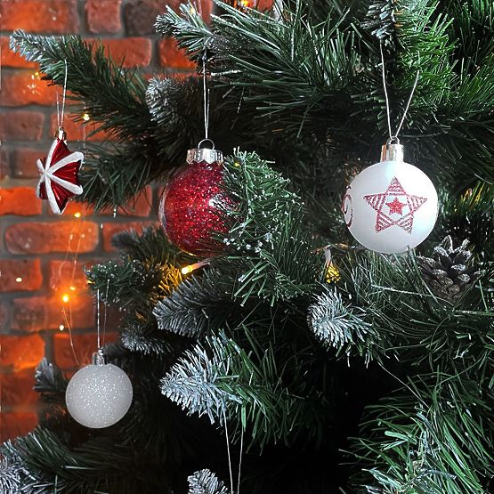 OZDOBY ŚWIĄTECZNE 41 SZT. SYSD1688-195