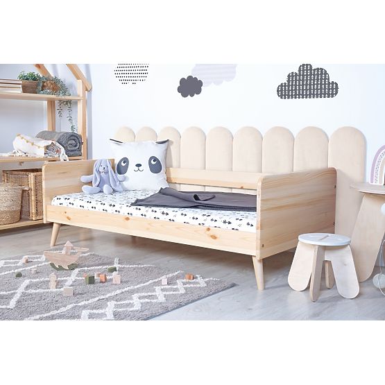 Panel tapicerowany Obluček - kremowy