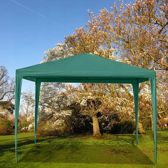 Pawilon namiotowy ogrodowy 3x3 m 4 ściany zielony MultiGarden