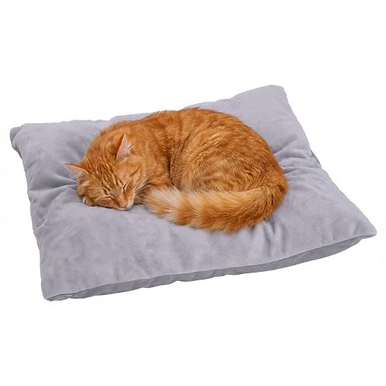 Pluszowy domek dla kota JASPER szary