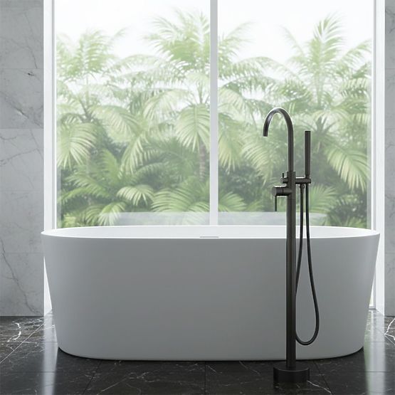 Podłogowa bateria wannowa Rea Lungo Titan