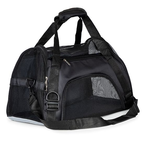 Podróżna torba transportowa dla zwierząt kot pies czarna