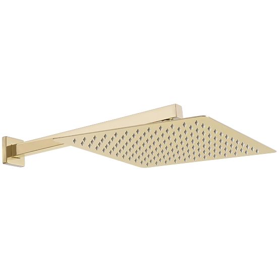 Podtynkowy zestaw prysznicowy z termostatem FENIX DAVIS Złoty + BOX