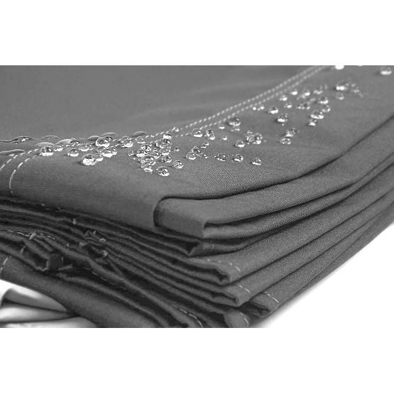 Poduszka na huśtawkę ogrodową 120 x 93 cm szara ModernHome