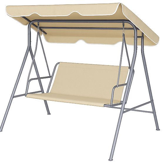 Poduszka na huśtawkę ogrodową 127x100 cm beżowa MultiGarden