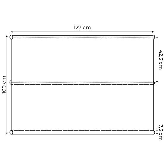 Poduszka na huśtawkę ogrodową 127x100 cm beżowa MultiGarden