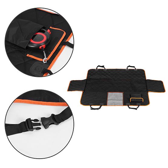 Pokrowiec mata do samochodu dla psa tylne siedzenie uniwersalny rozmiar