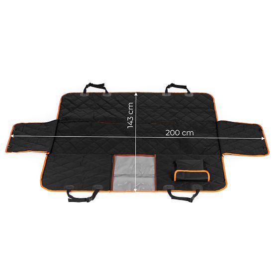 Pokrowiec mata do samochodu dla psa tylne siedzenie uniwersalny rozmiar