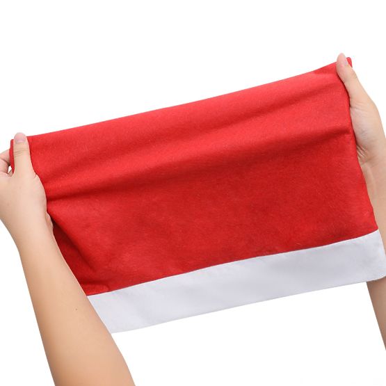 Pokrowiec na krzesło w kształcie czapki Świętego Mikołaja 6 szt.
