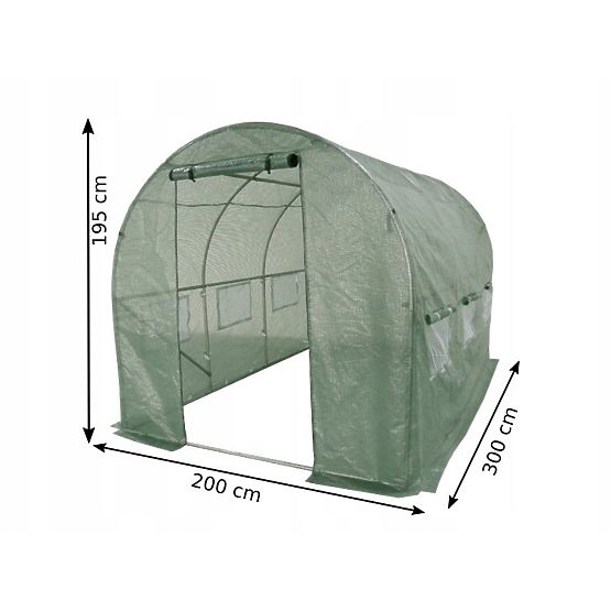 Pokrycie na tunel foliowy szklarniowy 2x3 m