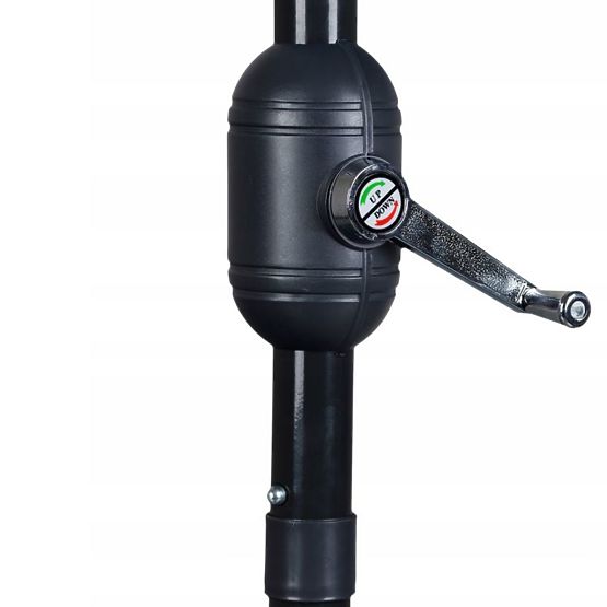 Pół-parasol ogrodowy na taras 2,7m zielony