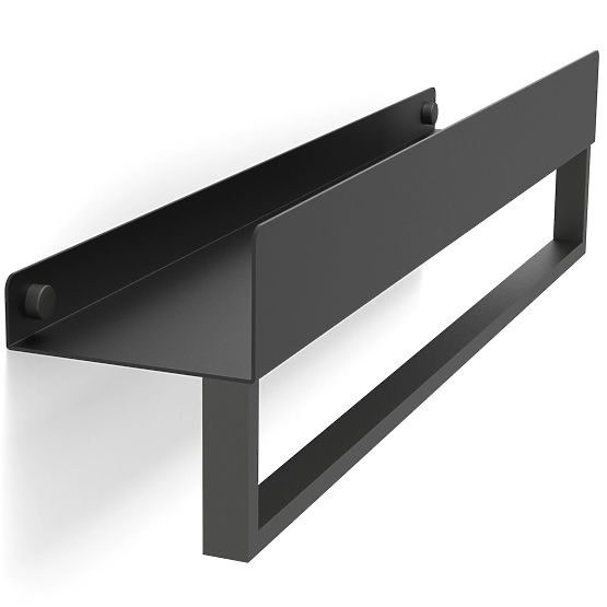 Półka łazienkowa na wannę SF01 60 cm czarny mat
