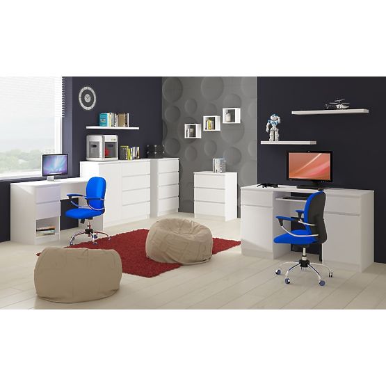 PÓŁKA ŚCIENNA K 25x25cm ZESTAW 3szt BIAŁA