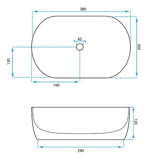 Ponadczasowa umywalka Rea AMELIA MINI