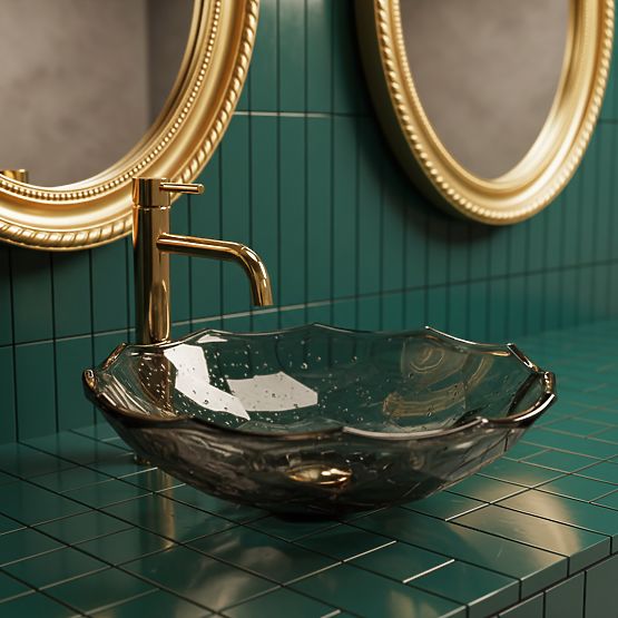 Ponadczasowa umywalka REA ARCTIC BLACK