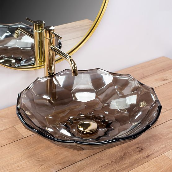 Ponadczasowa umywalka REA ARCTIC BLACK