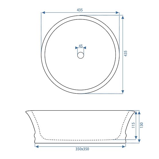 Ponadczasowa umywalka REA Betty