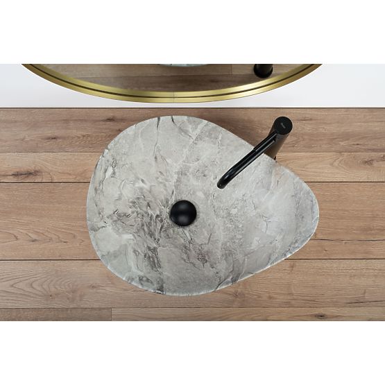 Ponadczasowa umywalka Rea Dora Stone