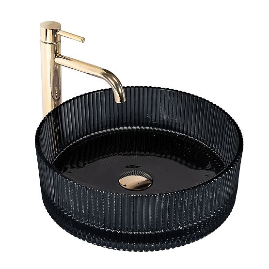 Ponadczasowa umywalka Rea Ingrid 36 Black