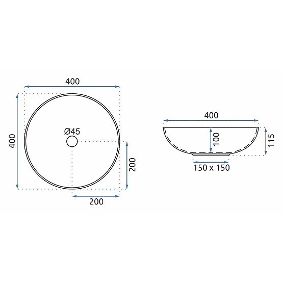 Ponadczasowa umywalka Rea Juliana