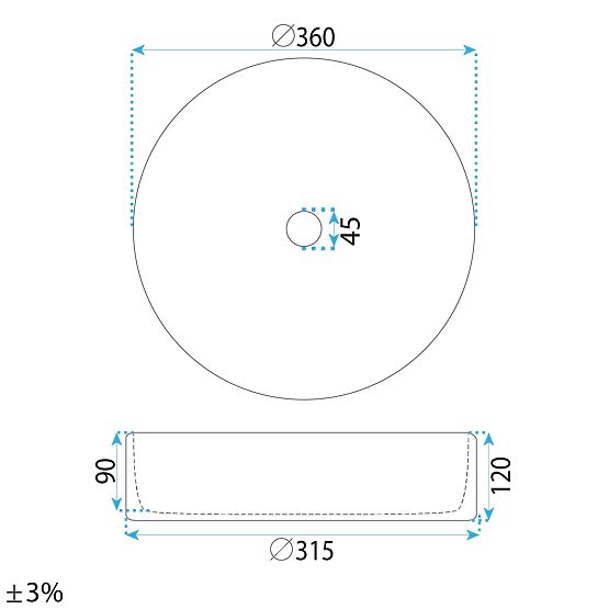 Ponadczasowa umywalka Rea Stefania Fiori