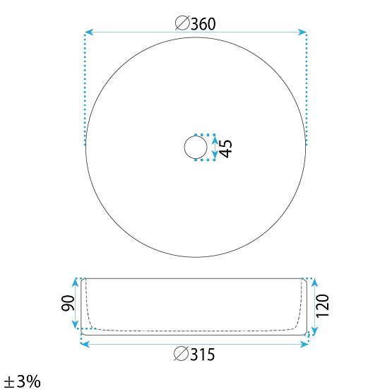 Ponadczasowa umywalka Rea Stefania