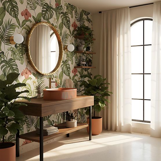 Ponadczasowa umywalka Rea Vanda Cinnamon Matt