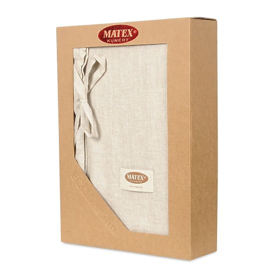 Lniana pościel 160x200 + 2x 70x80 naturalna