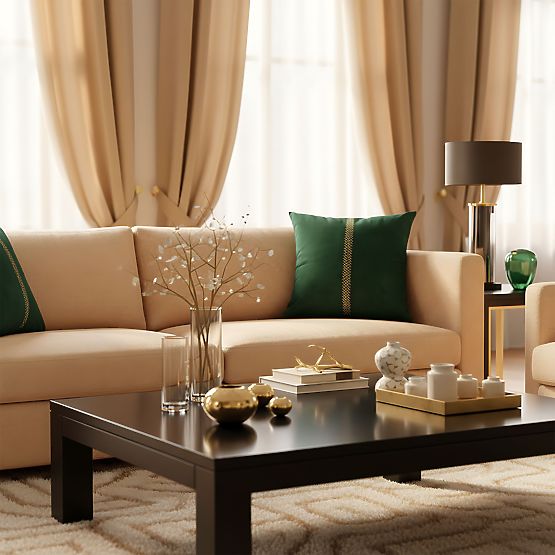 Poszewka na poduszkę - zielona