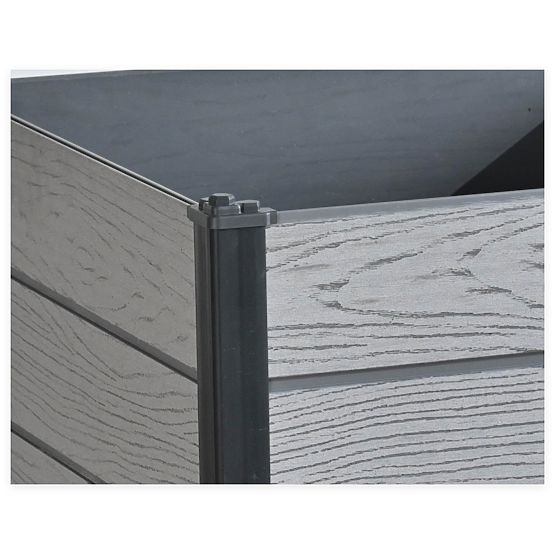 Praktyczna donica ogrodowa Kwadratowa osłona na kwiaty 73x73x70,5 cm