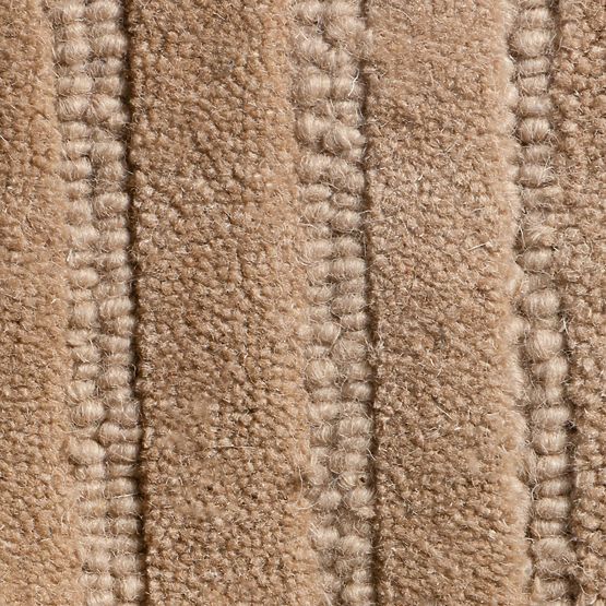 Prostokątny dywan Isla, łuki, tuftowany, wełniany, ciemny beż, Rozmiar dywanu: 190x290