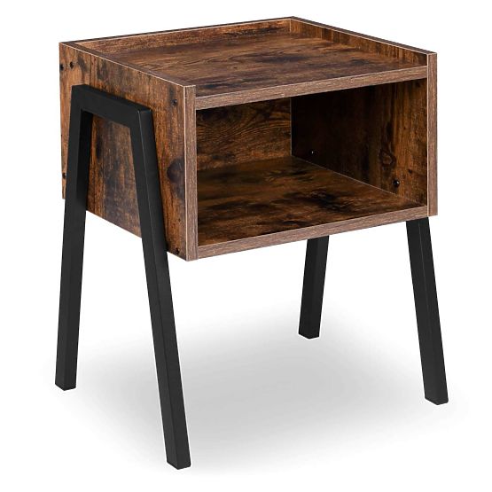 Przemysłowa szafka loftowa Skive Rustic dąb antyczny