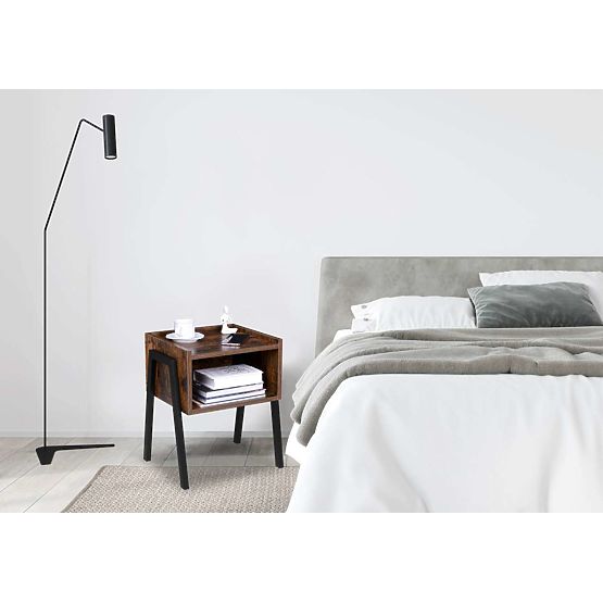 Przemysłowa szafka loftowa Skive Rustic dąb antyczny