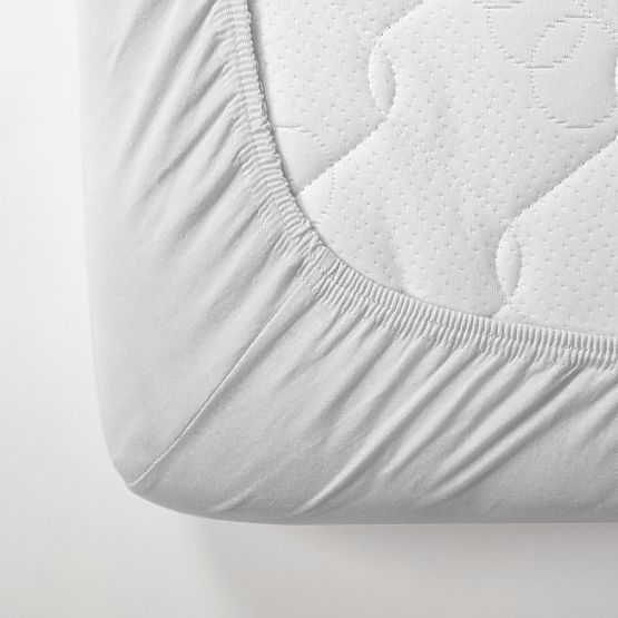 Prześcieradło bawełniane 200x120 cm - białe