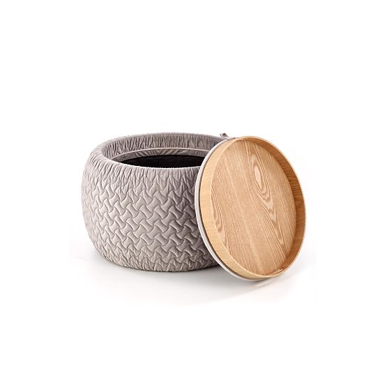 Pufa BONO jasnoszara (1p=1szt)