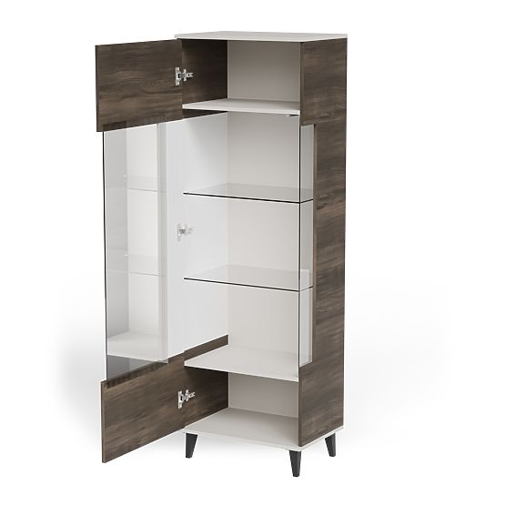 RANDOM 2 W-1 witryna kaszmir / orzech / czarny