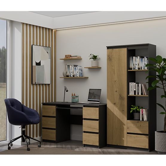 Regał Biały RS-80 ANTRACYT ARTISAN