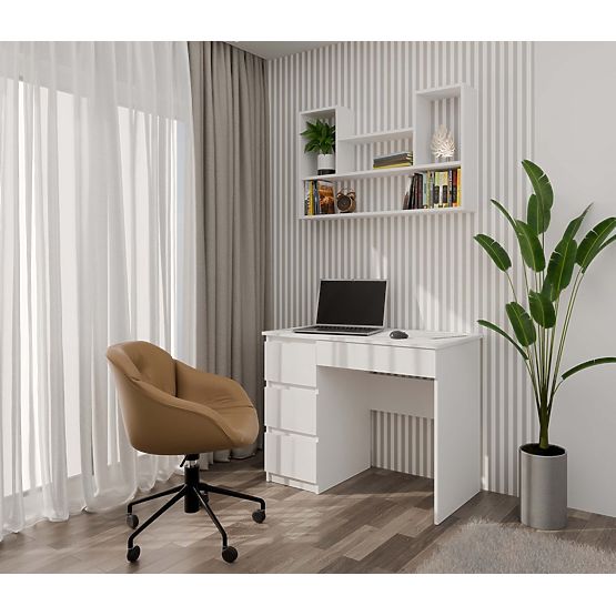 Regał BILBAO 4P BIAŁY