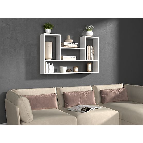 Regał BILBAO 4P BIAŁY