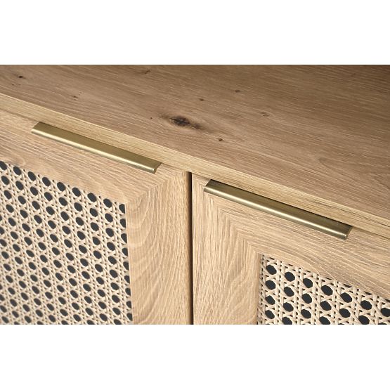 Regał BORNEO REG-1 dąb artisan/czarny (2p=1 szt.)