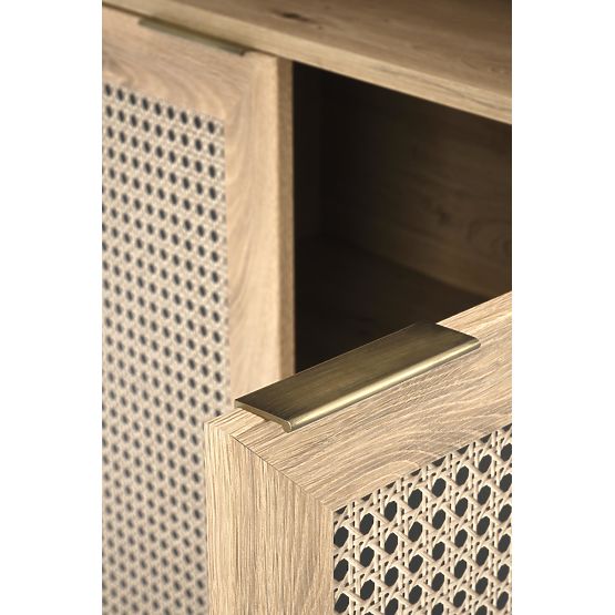 Regał BORNEO REG-1 dąb artisan/czarny (2p=1 szt.)