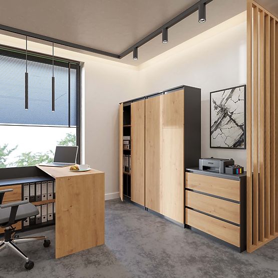 Regał Hemn RS-80 ANTRACYT ARTISAN