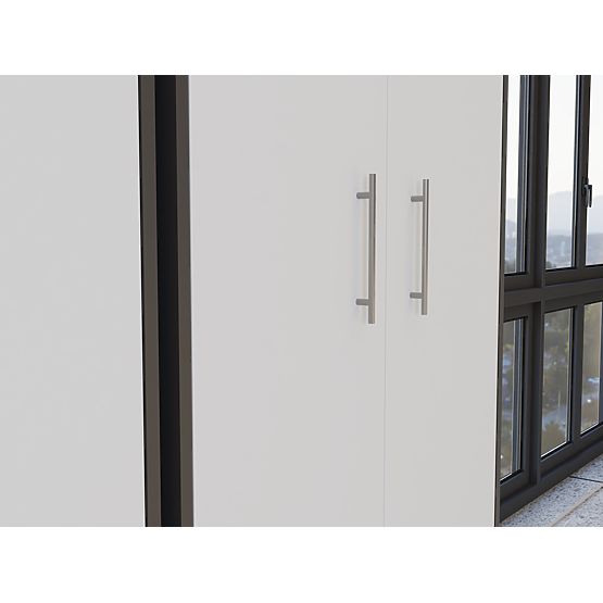 Regał Oliv 2D ANTRACYT BIAŁY