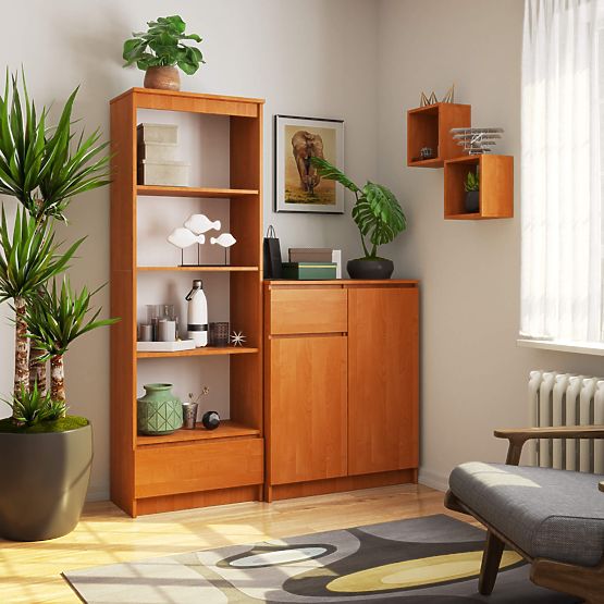 REGAŁ R 60 cm CLP 1 SZUFLADA 4 PÓŁKI PK OLCHA