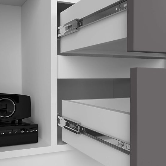 REGAŁ R11 R80 1D 2SZ CLP PK BIAŁY / SZARY