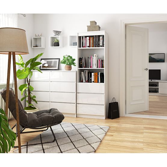 REGAŁ R60 3SZ 2P CLP PK BIAŁY