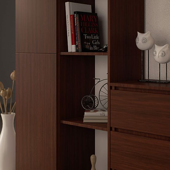 REGAŁ R80 1D 4P CLP WENGE