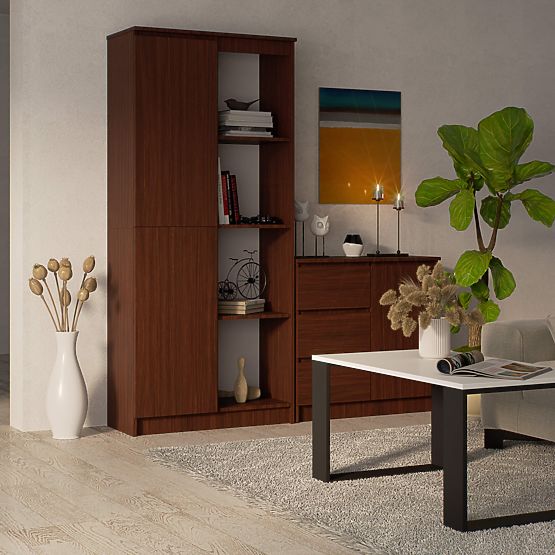 REGAŁ R80 1D 4P CLP WENGE